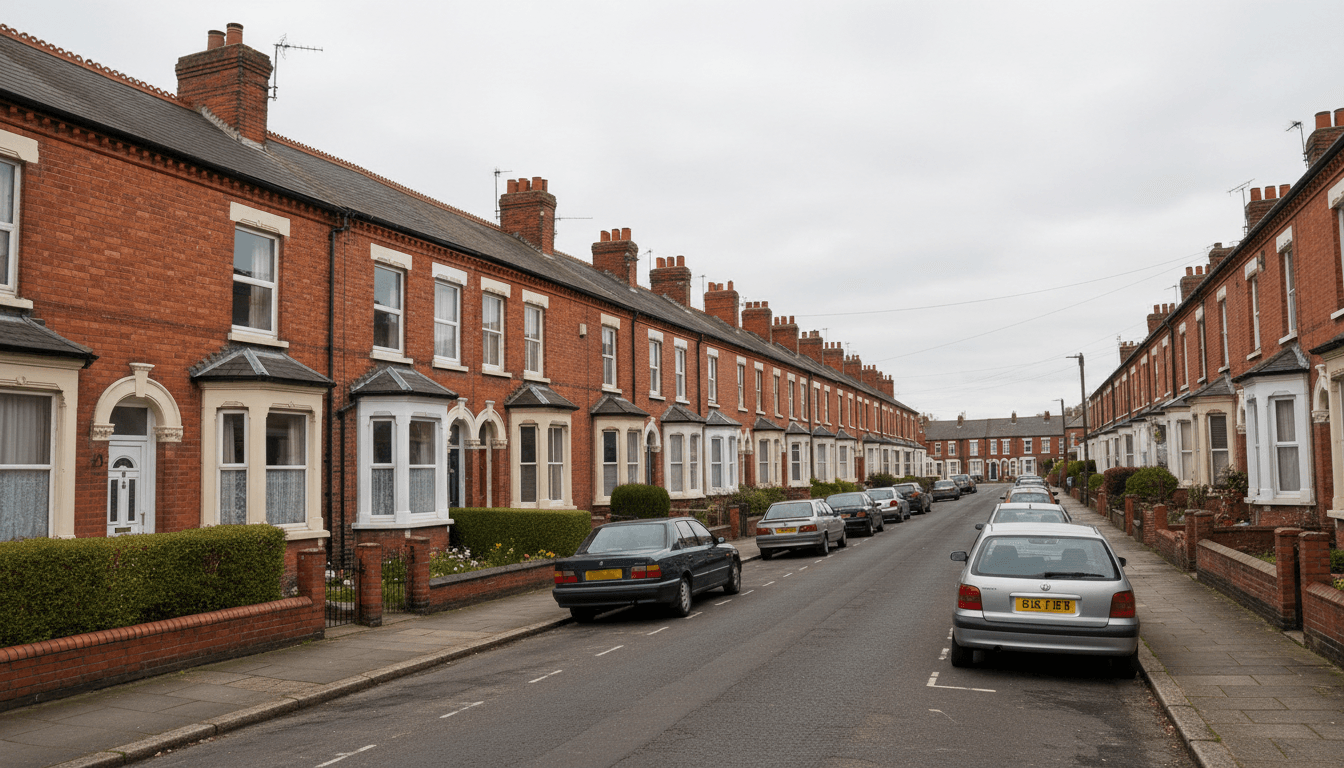 West Midlands residential street — bridging finance